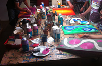 „Bilder aus der Seele“ Wie Kunsttherapie helfen kann Im Farbenrausch gegen Stress