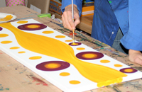 „Bilder aus der Seele“ Wie Kunsttherapie helfen kann Im Farbenrausch gegen Stress